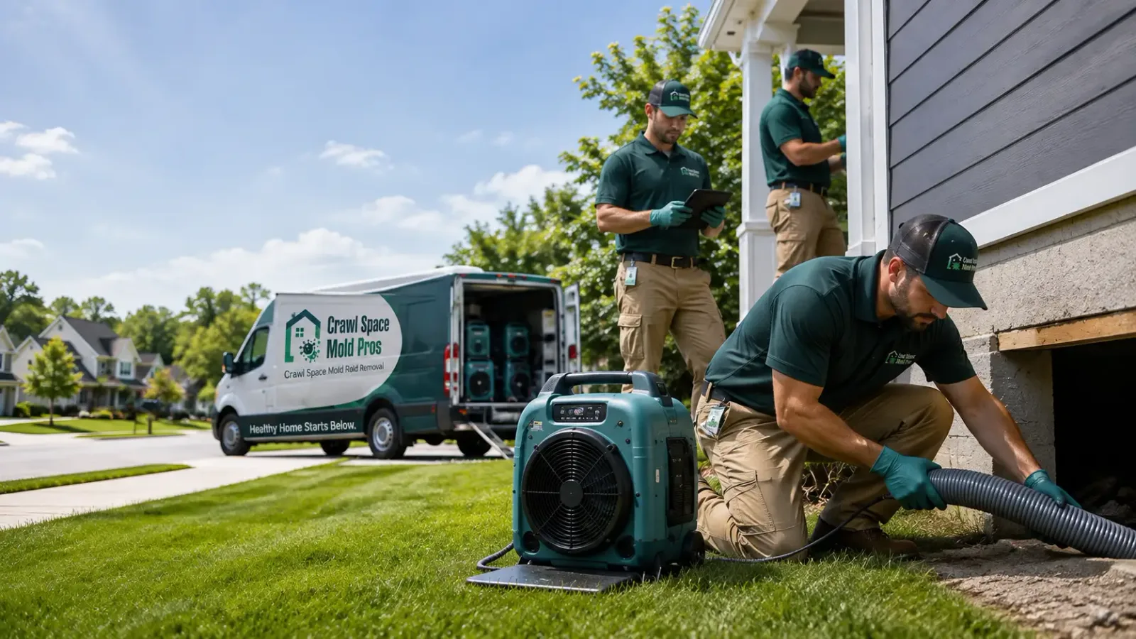 Crawl Space Mold Removal in Madrid, IA